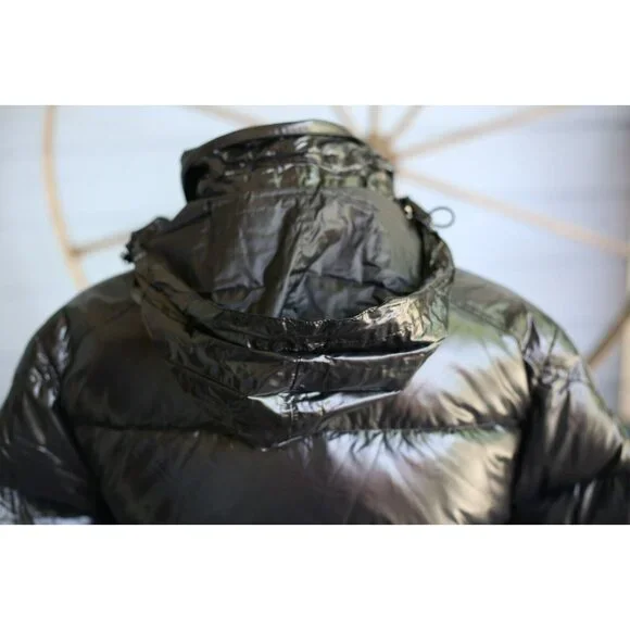 $1,790 Moncler Ever Puffer Down Jacket Nylon Black Size 1/Small MINT